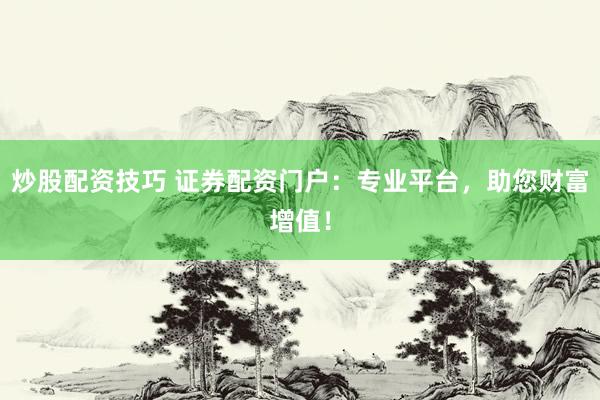 炒股配资技巧 证券配资门户：专业平台，助您财富增值！