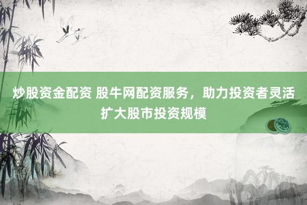 炒股资金配资 股牛网配资服务，助力投资者灵活扩大股市投资规模