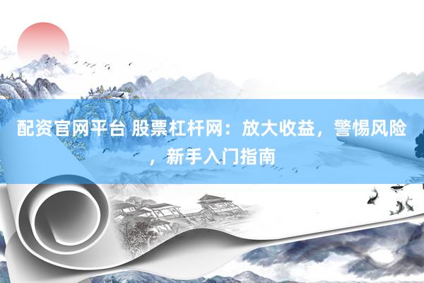 配资官网平台 股票杠杆网：放大收益，警惕风险，新手入门指南